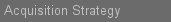 Acquisition Strategy